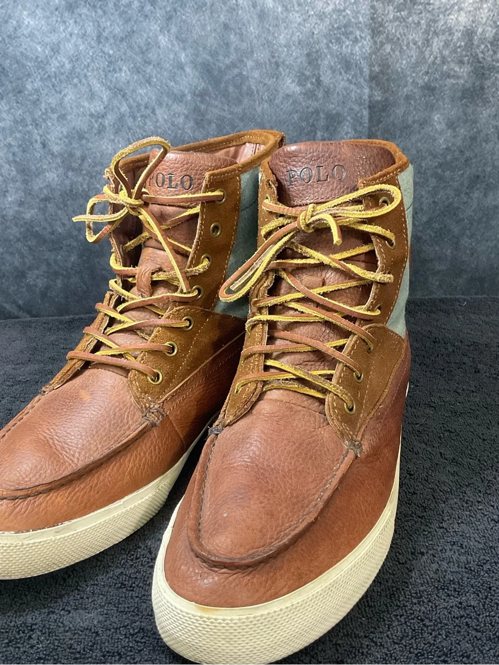 Polo by Ralph Lauren Size 12 Tynedale Brown Leather Boots